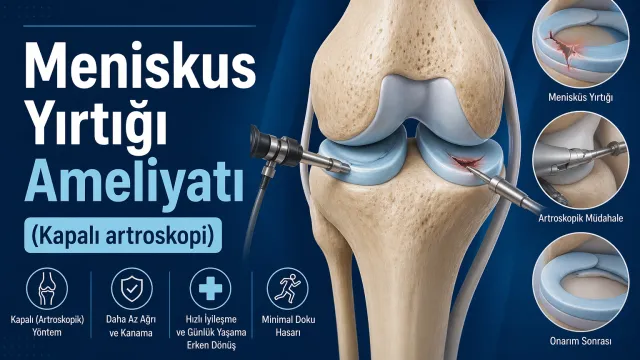 İzmir meniskus yırtığı ameliyatı (kapalı artroskopi)